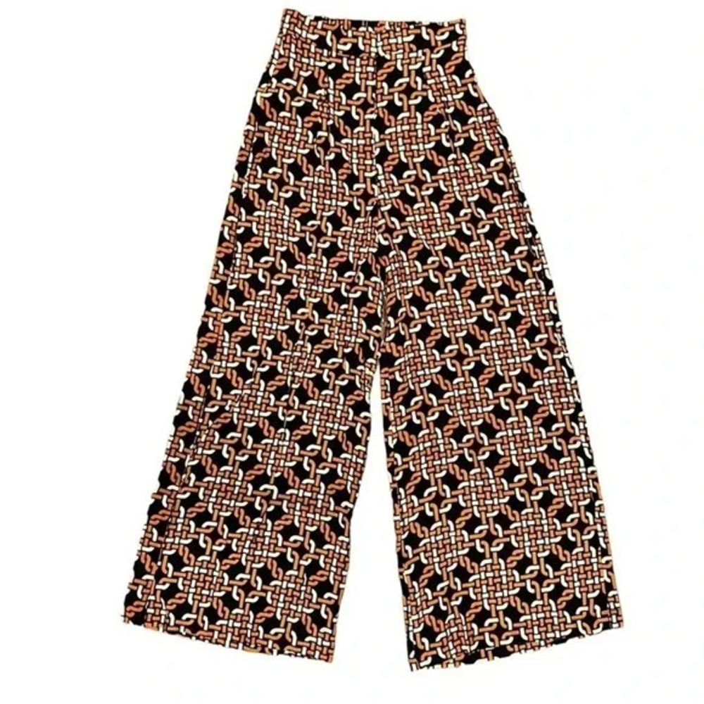 Faithfull The Brand Black Orange White Leia Pants Size 4 NWOT - Picture 5 of 7